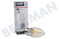 Calex  1101006000 Lámpara vela regulable filamento E27 4,5 Watt, 2700K adecuado para entre otros E27 470Lm 2700K 4.5 Vatios