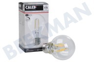 Calex  1101006100 Bombilla LED estándar de filamento de vidrio completo de 4,5 W, E27 adecuado para entre otros E27 A55, regulable