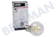 Calex 1101006900  Lámpara LED estándar de filamento de vidrio completo de 7,5 vatios, 806 lm E27 adecuado para entre otros E27 A60 Claro Regulable