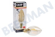 Calex  1101005200 Lámpara de vela LED de filamento de vidrio completo 3.5 Watt, 250lm E14 adecuado para entre otros E14 B35 Regulable