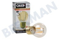 Calex  1101004900 Lámpara de bola de filamento LED 3,5 W, E27 G45 regulable adecuado para entre otros E27 G45 Regulable 250Lm 3.5W