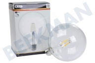 Calex  1101003100 Lámpara de globo LED de filamento de vidrio completo de 4,5 vatios, E27 adecuado para entre otros E27 GLB125 Regulable
