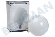 Calex  1101003600 Lámpara de globo LED Softline de filamento largo de vidrio completo E27 9 vatios adecuado para entre otros E27 GLB125 Regulable