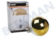 Calex  1101002700 Espejo de cabeza de filamento LED de 3,5 vatios, E27 GLB95 regulable adecuado para entre otros E27 GLB95 Oro Regulable 250Lm 3.5 Watt