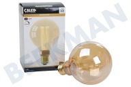 Calex  421687 Bombilla LED Crown Globe G95 Dorada Regulable E27 3.5 Watt adecuado para entre otros E27 3,5 vatios, 120 lúmenes 1800K