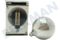 Calex  1201001100 Globo LED Fibra de Vidrio Titanio G125 E27 3,5 Watt, Regulable adecuado para entre otros E27 3,5 vatios, 40 lm 2000 K regulable
