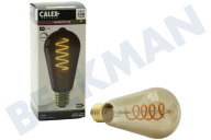 Calex  2001001600 LED Rústico ST64 Filamento Flexible Natural E27 4,0 Watt adecuado para entre otros E27 4,0 vatios, 100 lm 1800 K