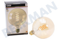 Calex  1001003500 Globo LED G125 Dorado Filamento Flex E27 5,5 Watt adecuado para entre otros E27 5,5 vatios, 470 lm 2100 K