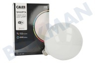 Calex 429111  Filamento LED inteligente Softline Globelamp E27 regulable 5,5 vatios adecuado para entre otros 220-240 voltios, 5.5 vatios, 240lm, 1800-3000K
