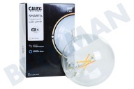 Calex 429036  Smart LED Filament Clear Globelamp E27 Regulable adecuado para entre otros 220-240 voltios, 7.5 vatios, 1055lm, 1800-3000K
