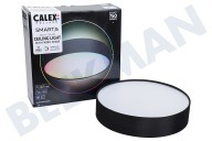 Calex 5301000200  Plafón de Tela Inteligente RGB+CCT - 30cm adecuado para entre otros Wi-Fi, 16 vatios, 750 lúmenes, 300-6500K