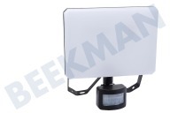 Calex  429340 Luz de seguridad sin marco inteligente para exteriores adecuado para entre otros Protocolo de malla Bluetooth