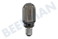 Calex 473896  Lámpara de tubo LED T45 de fibra de vidrio de titanio de 3,5 vatios, regulable E27 adecuado para entre otros E27 3.5 vatios, 40lm 2000K regulable
