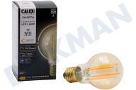 Calex 5101002100  Lámpara Smart LED Filament Gold Standard E27 Regulable adecuado para entre otros 220-240 voltios, 7 vatios, 806 lm, 1800-3000 K
