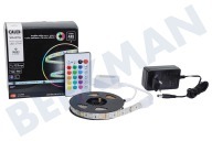 Calex  429244 Tira LED Smart Multicolor RGB 2 metros adecuado para entre otros 6,8 vatios, 480 lm, 2700 - 6500 K