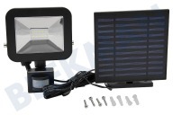 Calex  7501000200 Spot On Solar Floodlight adecuado para entre otros 800 lúmenes, 6000-7000 K, IP44