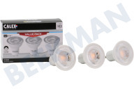 Calex 1301008500  Funda multi estándar adecuado para entre otros GU10 345 lúmenes, 2700 K 4,2 vatios No regulable Paquete promocional de 3 lámparas. adecuado para entre otros GU10 345 lúmenes, 2700 K 4,2 vatios No regulable