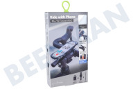 Bone 57322  Soporte adecuado para entre otros Universal para teléfonos inteligentes Kit de conexión de amarre para bicicleta 2 adecuado para entre otros Universal para teléfonos inteligentes