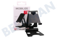 Mobilize 28316 MOB-DH-001 Mobilize  Soporte plegable para teléfono de aluminio negro adecuado para entre otros Universal para teléfonos inteligentes