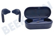 Defunc DEFD4274  Auricular básico verdadero, azul adecuado para entre otros Inalámbrico, Bluetooth 5.2, USB-C