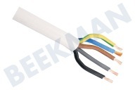 Universeel 0126905 01.269.05  Cable Perilex VMVL 5x 2.5mm Blanco adecuado para entre otros VMVL 5x2.5mm2 Blanco