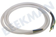 Universeel 10003217 Cable adecuado para entre otros Estufa cable 5 núcleo (por Perilex) 5x2,5mm2 H05VV-F White 2M adecuado para entre otros Estufa cable 5 núcleo (por Perilex)