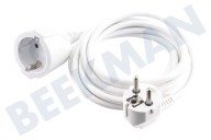 Exin 5520400  Cable adecuado para entre otros Extensión 3x1mm2 2300W 10A blanco 3M RA adecuado para entre otros Extensión