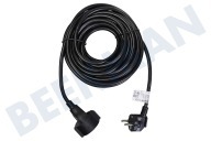 Q-Link 5520465 Cable adecuado para entre otros Tierra de protección del cable de extensión 3x1.5mm2 10 metros Negro adecuado para entre otros Tierra de protección del cable de extensión