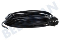 Universeel 701605 Cable adecuado para entre otros 2x0,75mm2 H05VVH2-F Aspiradora Cable aspirador plano 10 metros adecuado para entre otros 2x0,75mm2 H05VVH2-F