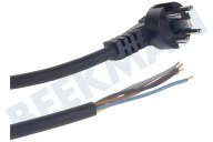 Elektra 801251V Cable adecuado para entre otros  Cable de 5 hilos con PERILEX enchufe moldeado Perilex 5x1.5mm2 Negro 2 metros adecuado para entre otros Cable de 5 hilos con PERILEX enchufe moldeado