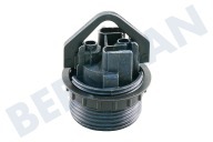 Universeel 5421180  Adaptador de lamparas adecuado para entre otros E27 Negro Borde de tornillo + anilla con gancho adecuado para entre otros E27 Negro