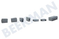 Q-Link 5421202  Corona clip adecuado para entre otros 1 polo Conecte el cable VD adecuado para entre otros 1 polo