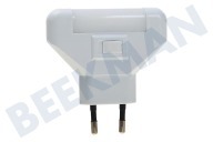 Q-Link 5421155  Lámpara adecuado para entre otros con el interruptor 1 vatio, LED blanco adecuado para entre otros con el interruptor