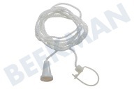 Easyfiks Lavadora Cordón adecuado para entre otros 1,5 m Cable para interruptor de tiro adecuado para entre otros 1,5 m