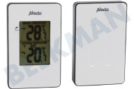 Alecto A004025 WS-1150  Estación meteorológica con sensor exterior inalámbrico adecuado para entre otros Temperatura exterior, Humedad