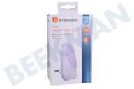 Smartwares 1001304  6000.293 Luz de noche con detector de movimiento adecuado para entre otros 0,4 vatios, 230 V