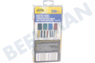Benson 012199  Manguitos goma adecuado para entre otros Máx. 600 voltios Caja surtida 280 piezas adecuado para entre otros Máx. 600 voltios