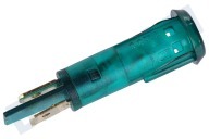 Universeel 453622  Lámpara adecuado para entre otros F = 11 modelo de abrazadera, 230 V incorporado de 10.5 mm control alrededor del verde adecuado para entre otros F = 11 modelo de abrazadera, 230 V incorporado de 10.5 mm