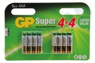 GP 03024ADHC8  LR03 Súper Alcalino AAA adecuado para entre otros Lápiz Súper Alcalina