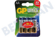 GP 03015AUP-U4  LR6 Ultra Plus Alkaline AA adecuado para entre otros Plus Ultra alcalina AA