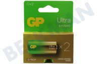GP GPULT14A753C2 LR14  Pila C GP Alcalina Ultra 1,5 Voltios, 2 piezas adecuado para entre otros Bebé ultra alcalino