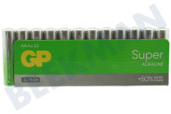 GP GPSUP24A583S12 LR03  Pila AAA GP Super Alcalina Multipack 1,5 Voltios, 12 piezas adecuado para entre otros Lápiz Súper Alcalino