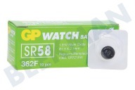 GP GP362LOD581A1  SR58 362 Batería del reloj GP adecuado para entre otros SR58 362 SR721SW