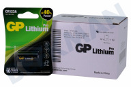 Philio GPCR123APRO086C1  CR123A Batería CR123A GP Litio adecuado para entre otros Litio