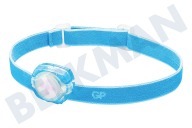 Universeel GPDISHLCH31BL447  CH31 GP Discovery Head lamp azul adecuado para entre otros 40 lúmenes, 2x batería CR2025