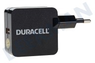 Duracell  DRACUSB2-EU Cargador único USB 5V / 2.4A adecuado para entre otros uso universal