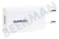 Duracell DRACUSB1W-EU Un solo cargador USB 5V / 1A adecuado para entre otros uso universal