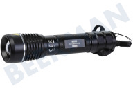 Brennenstuhl 1178600402 TL601AF  Linterna LuxPremiumLED con LED Cree de 600 lúmenes adecuado para entre otros IP67, recargable, 600 lúmenes