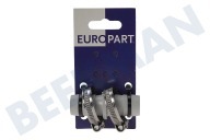 Europart  Conector adecuado para entre otros con 2 abrazaderas de manguera 19 x 19 mm adecuado para entre otros con 2 abrazaderas de manguera