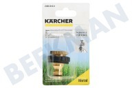Karcher 26450130  2.645-013.0 conector grifo de latón G3 / 4 con G1 / 2 un reductor adecuado para entre otros G3 / 4